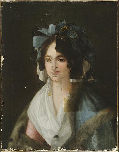 Francisco de goya y Lucientes Portrait of a Woman Norge oil painting art
